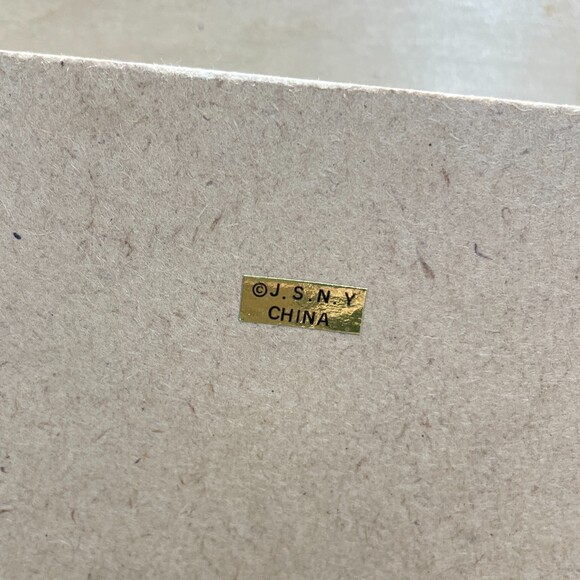 Rocking Horse Wall Hanging Nursery Shelf White Pink Blue by JSNY RARE Vintage - Picture 9 of 10